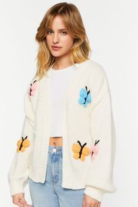 Chunky Butterfly Cardigan Sweater | Forever 21 (US)