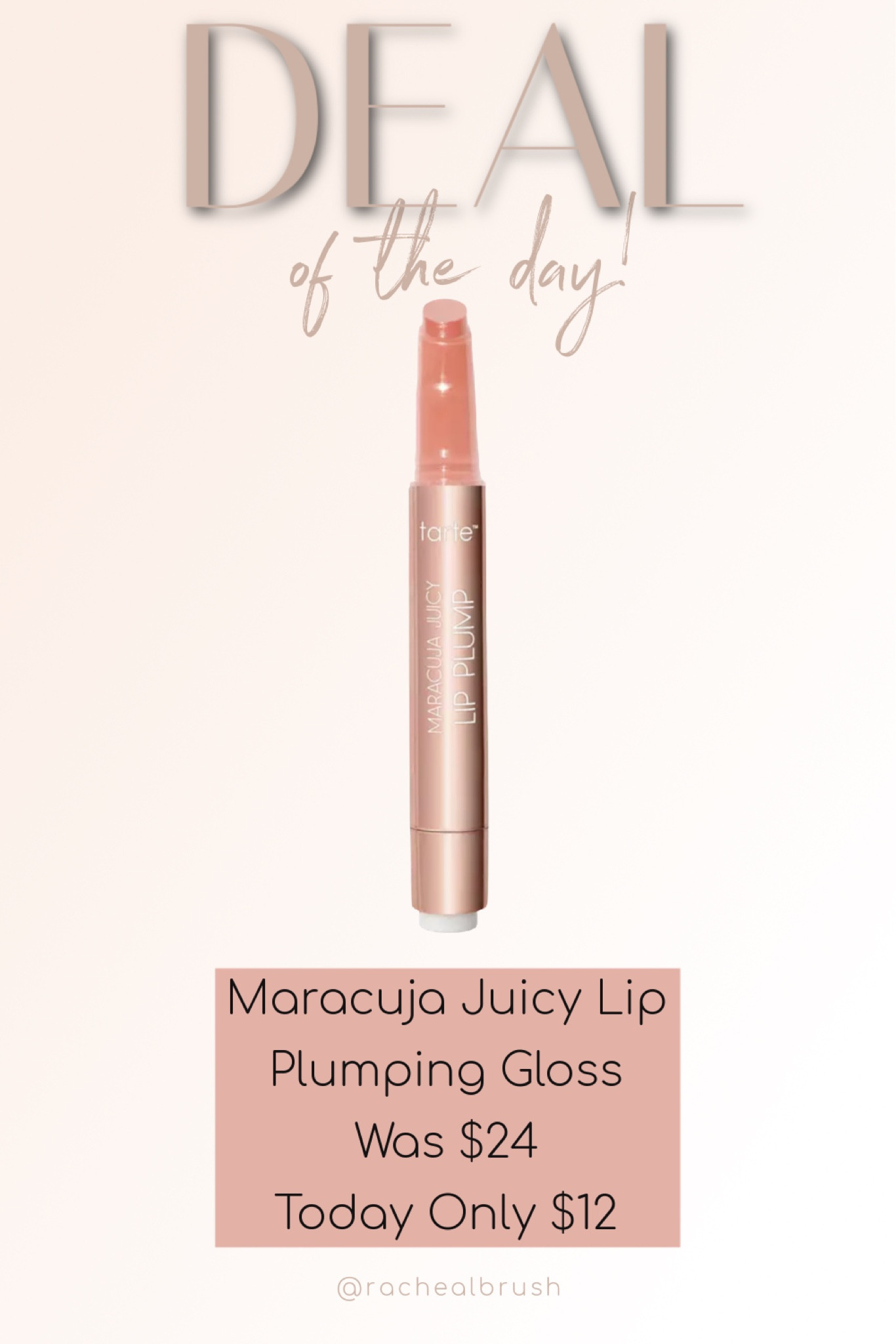 Beauty Steals! Deal of the Day. Plumping Lip Gloss. Tarte Cosmetics. Maracuja Juicy Lip. 
Favorite share: White Peach, Rose and Cherry Blossom. ULTA 21 Days of Beauty  

#LTKunder50 #LTKsalealert #LTKbeauty