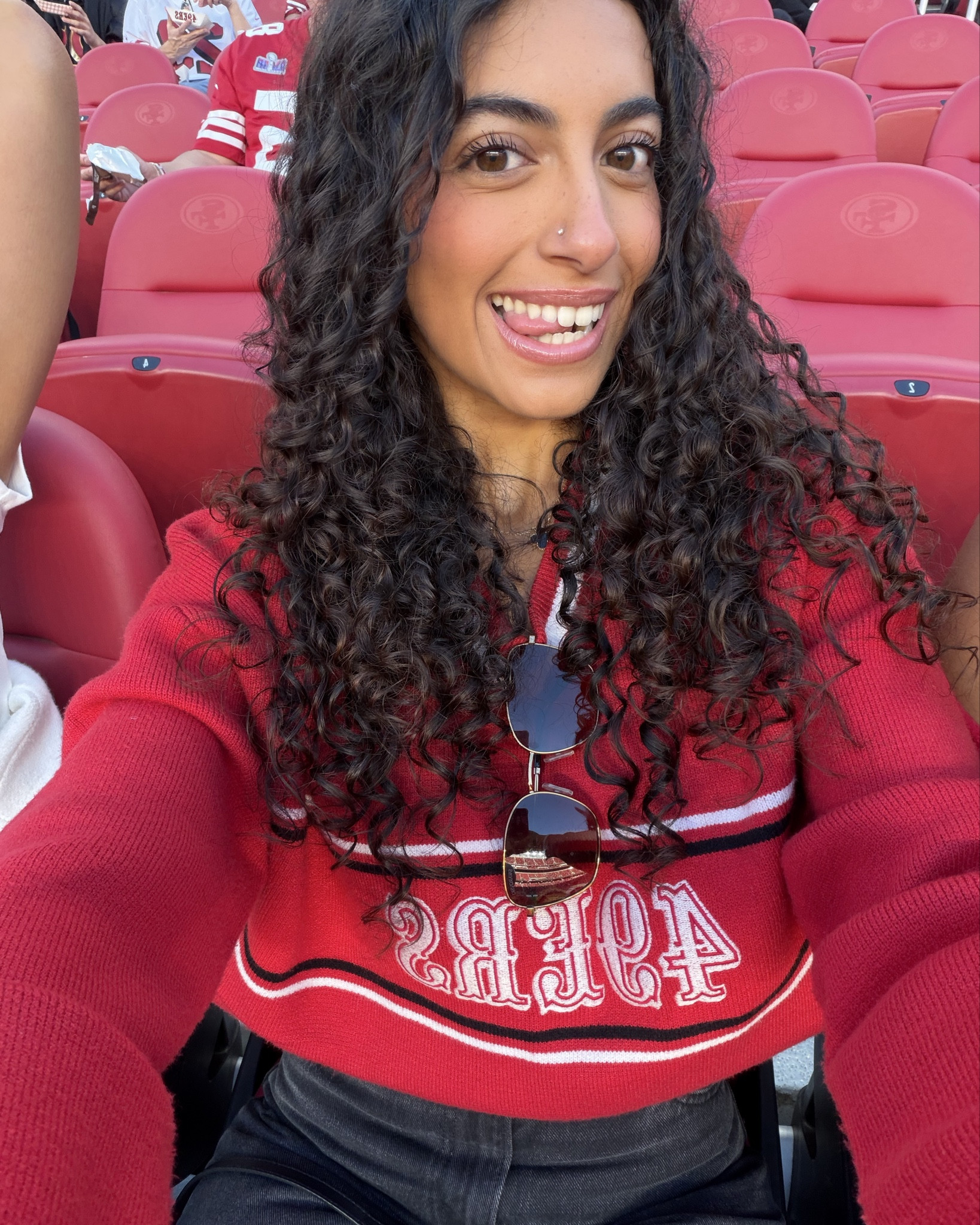 Game day SF v.s. ATL ❤️💛

#LTKStyleTip