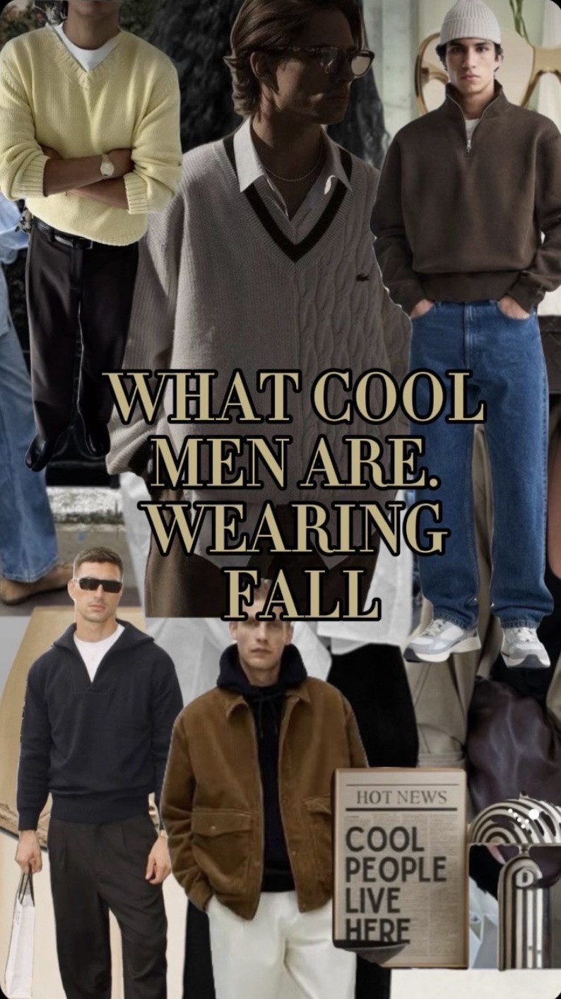 What Cool men are wearing this fall 🤎

#LTKaustralia #LTKworkwear #LTKautumn