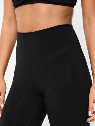 High-Waisted PowerChill 7/8 Cotton Leggings | Old Navy (US)