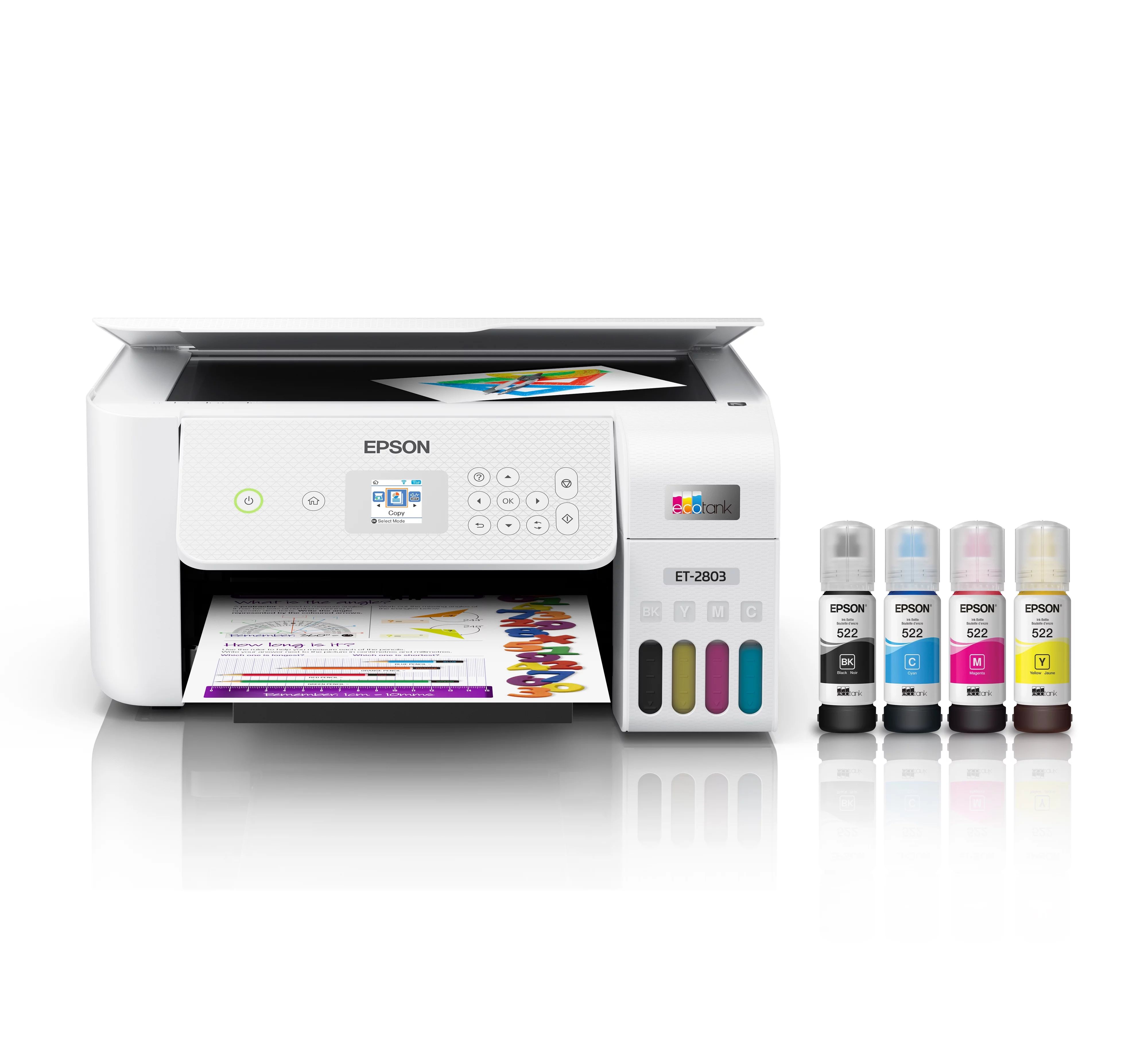 Epson EcoTank ET-2803 Wireless All-in-One Cartridge-Free Printer | Walmart (US)