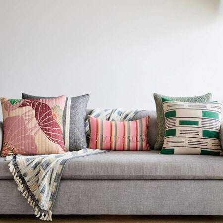 Minimal Lines Cushion Cover | West Elm (UK)