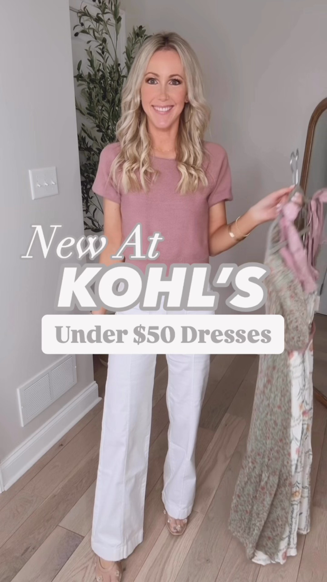 Spring dresses I’m currently obsessed with for Easter! These new arrivals from Kohl’s are all on sale!🚨Code SAVINGS at checkout‼️Under $50 and SO good! 😍 I’m 5’7” wearing my true size xs in both. Love for showers, date night, spring family photos, and vacation! 

#LTKWatchNow #LTKFindsUnder50 #LTKSaleAlert