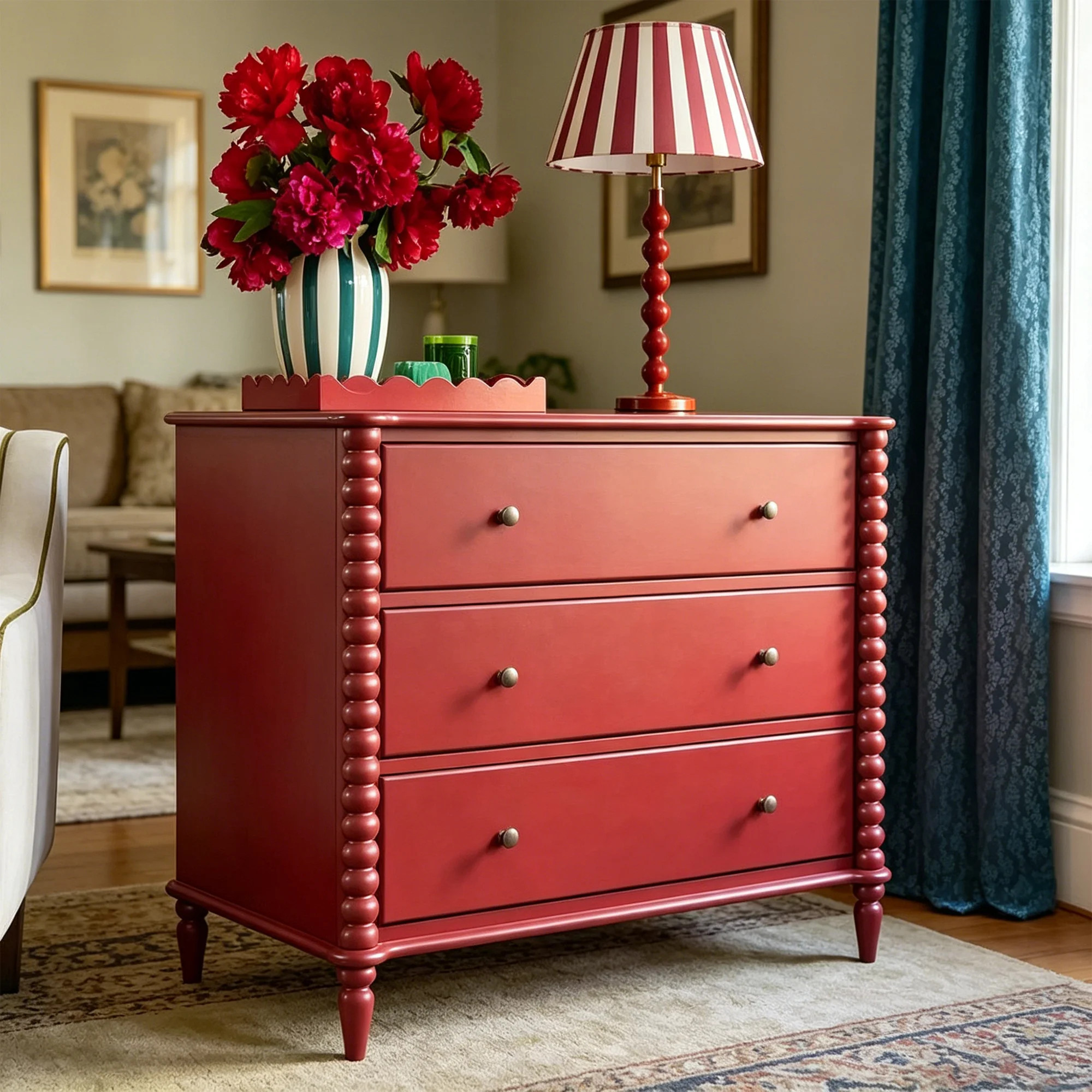 French-style vintage solid wood accent chest | Wayfair North America
