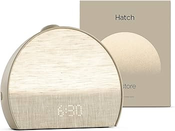 Hatch Restore 3 Sunrise Alarm Clock, Sound Machine, Smart Light (Putty) - White Noise, Screen-Fre... | Amazon (US)