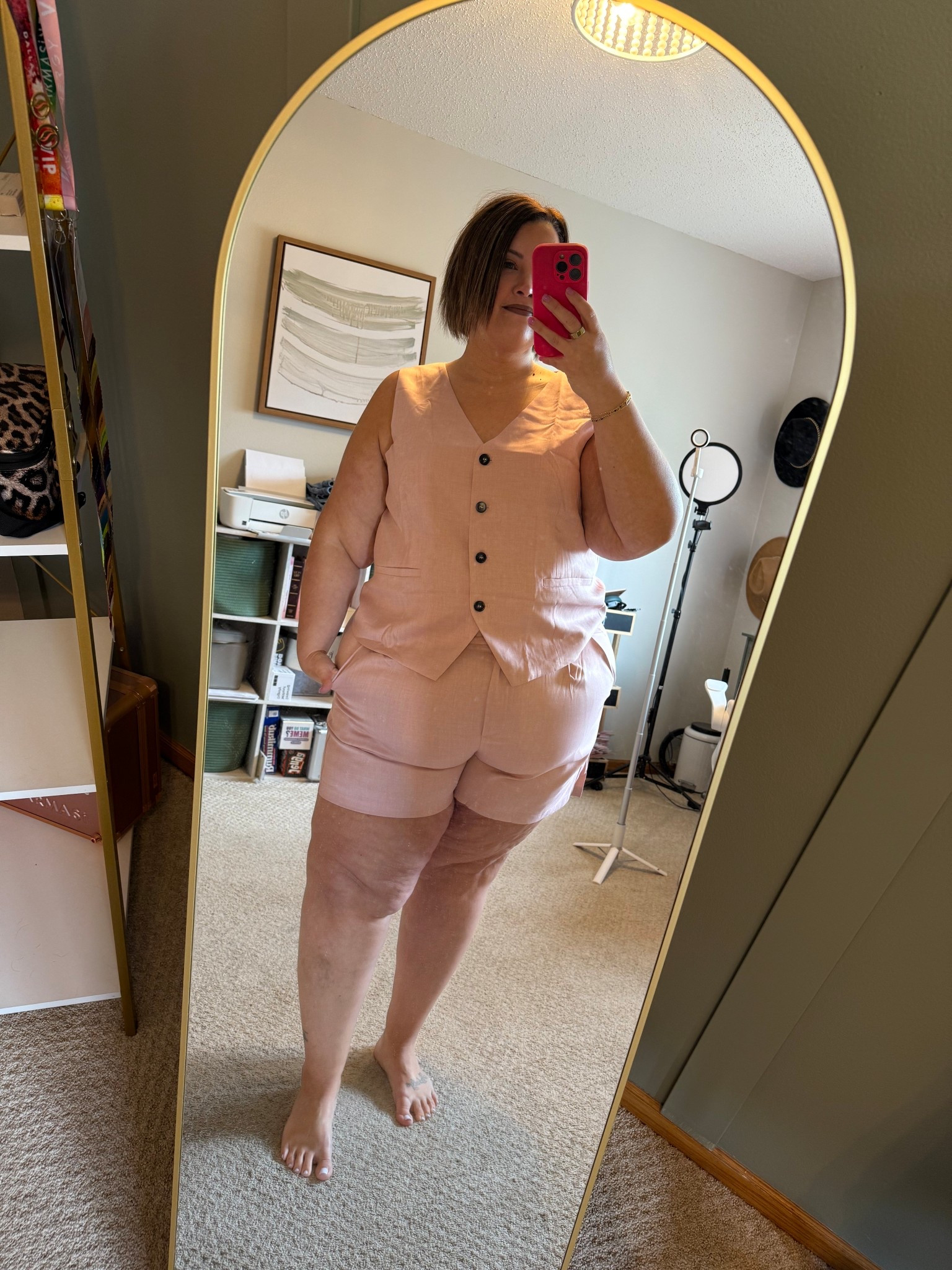 I am actually obsessed with this little set from Amazon! The fit is great! It’s giving vacation brunch! #plussisestyle #plussizeoutfit #vacationoutfit 

#LTKFindsUnder50 #LTKU #LTKPlusSize