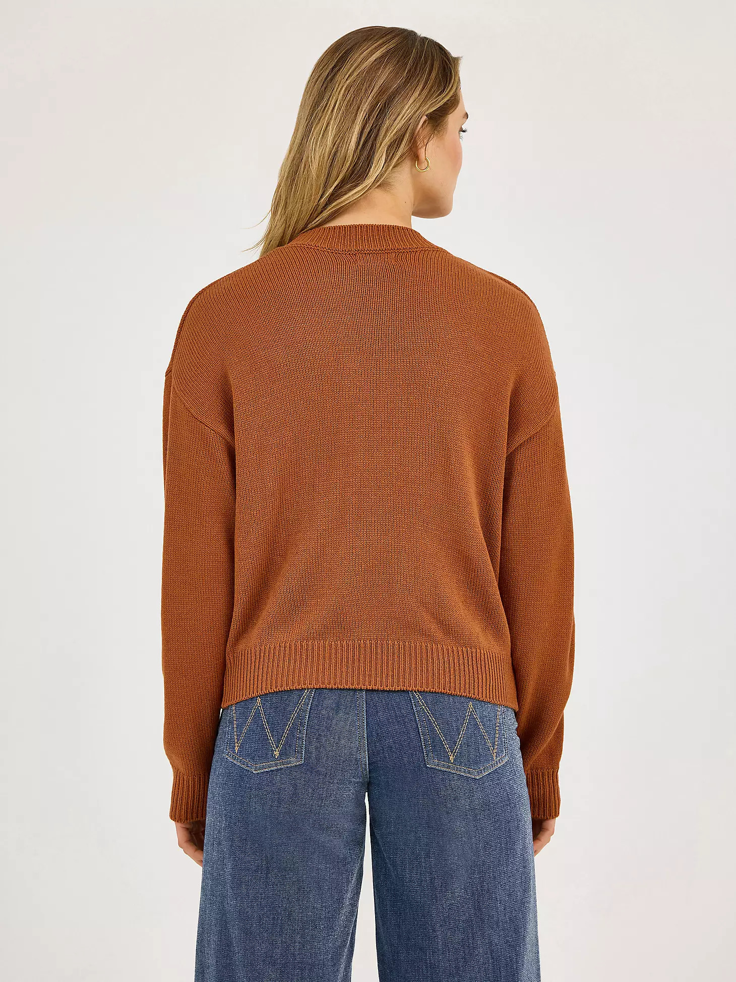 Women's Wrangler Horse Intarsia Crew Neck Sweater | Wrangler