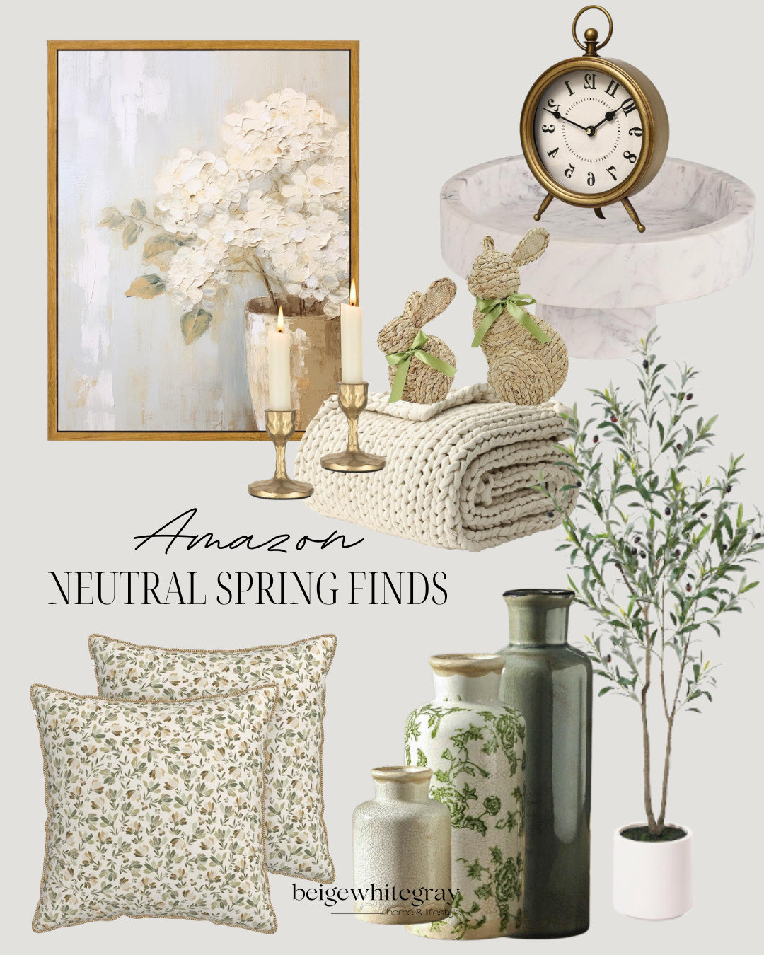 Amazon Neutral Spring Finds! #AmazonHomeDecor 

 #LTKmomlife
