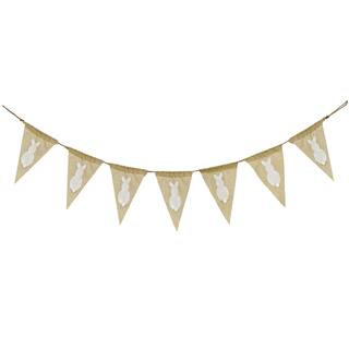 70'' White Easter Bunny Banner | Michaels | Michaels Stores