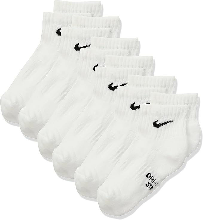 NIKE Kids' Everyday Cushioned Ankle Socks (6 Pairs) | Amazon (US)