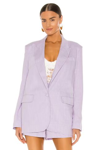 Bardot Charlie Casual Blazer in Lilac from Revolve.com | Revolve Clothing (Global)