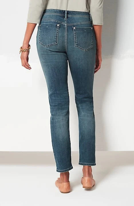 Authentic Fit Slim-Leg Jeans | J. Jill