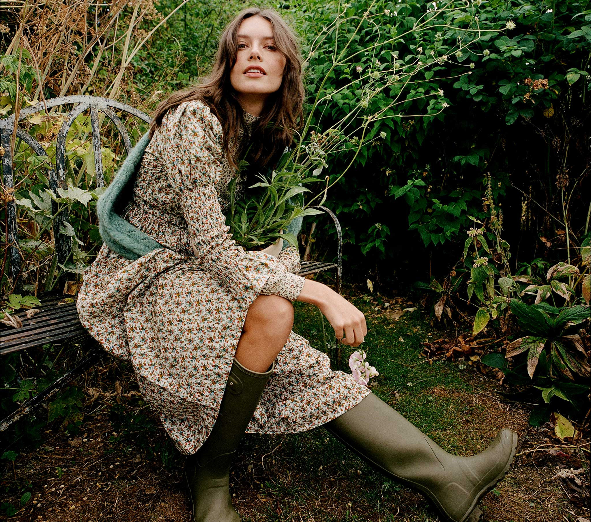 MERIBEL DRESS - CRÈME FLEURS D'AVIGNON | DÔEN | DOEN