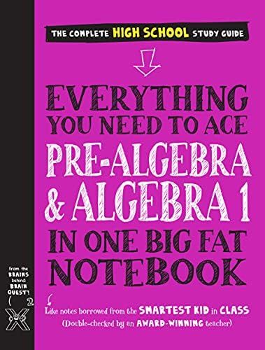 Everything You Need to Ace Pre-Algebra and Algebra I in One Big Fat Notebook (Big Fat Notebooks):... | Amazon (US)