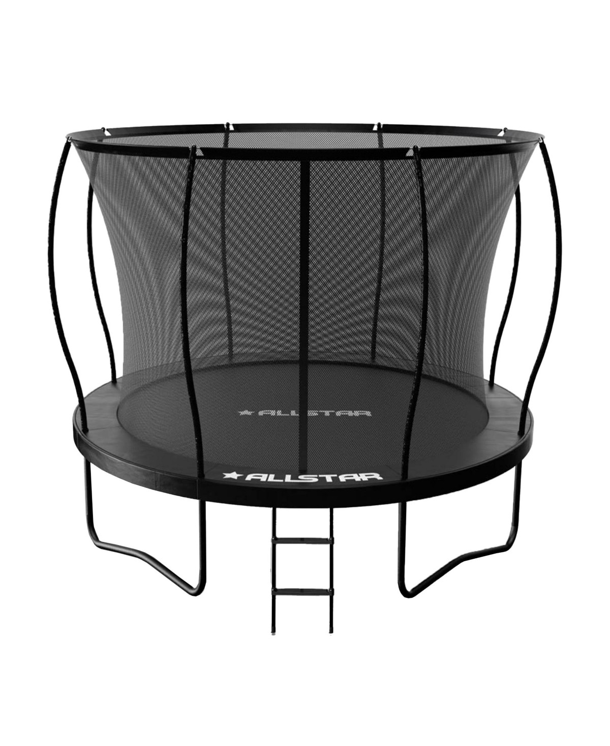 Allstar 10 Ft Round Trampoline for Kids Outdoor Backyard Play Equipment Playset with Net Safety Enclosure and Ladder | Macy's