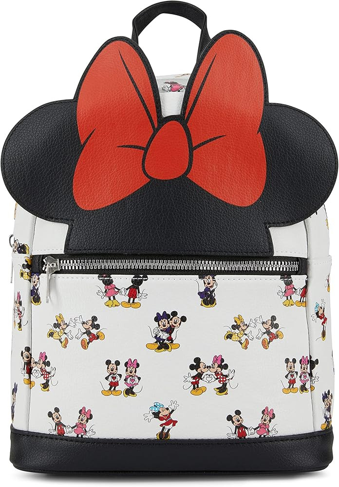 Disney Minnie Mouse Allover Backpack - Girls, Boys, Teens, Adults - Officially Licensed Minnie Mo... | Amazon (US)