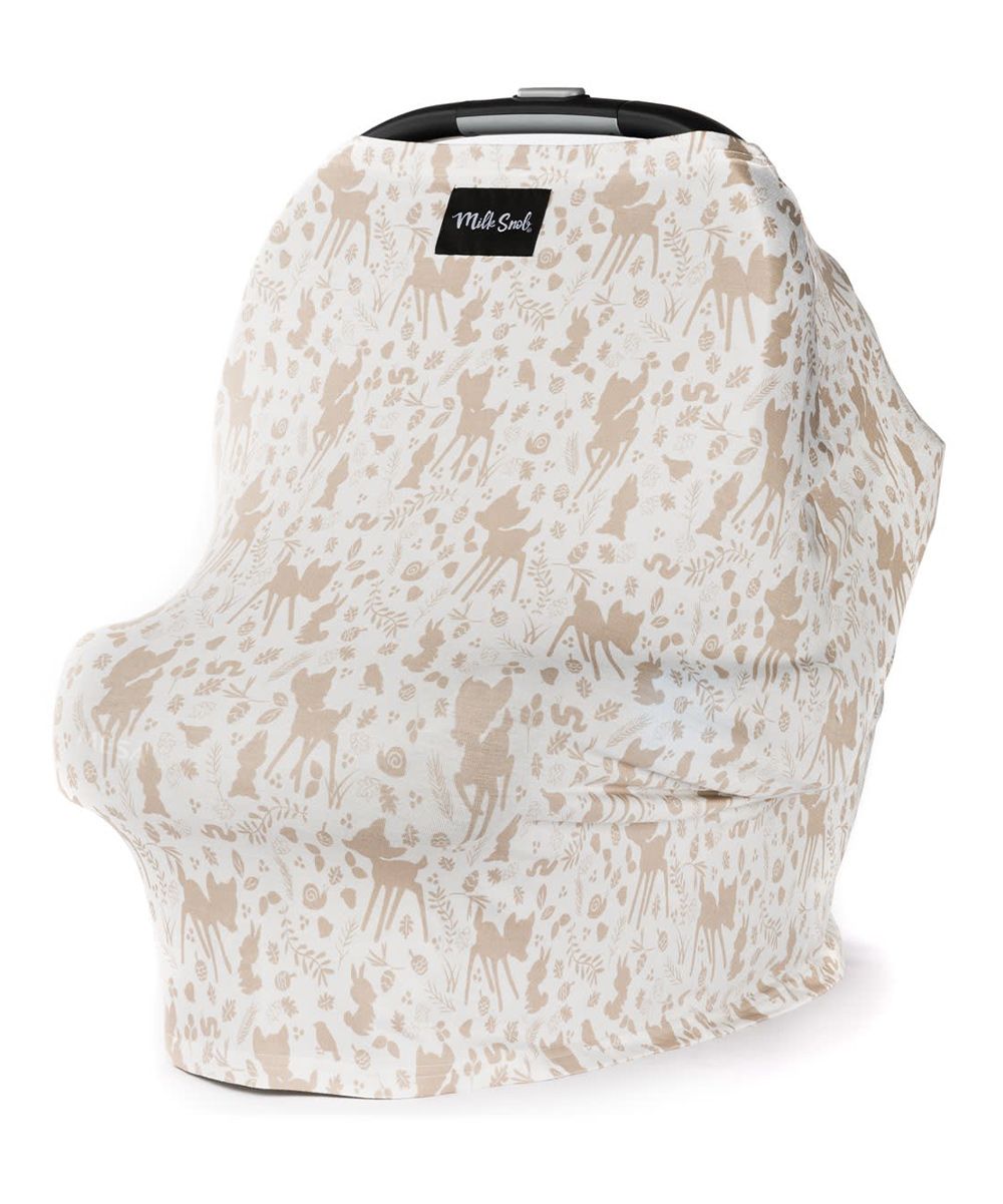 Milk Snob Car Seat Canopies - Bambi White Car Seat Cover | Zulily