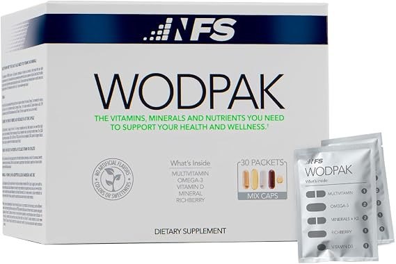 NF Sports WodPak Complete Daily Multivitamin Vitamin Pack for Men and Women, Soft-Gel Berry-Flavo... | Amazon (US)