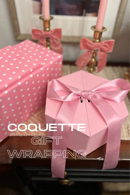 Coquette style gift wrapping | perfect for Mother’s Day, birthday’s & baby showers 

#LTKSeasonal #LTKparties #LTKfindsunder50
