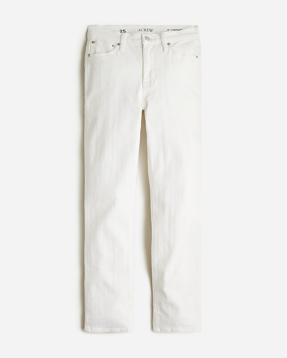 9" vintage slim-straight jean in white wash | J.Crew US