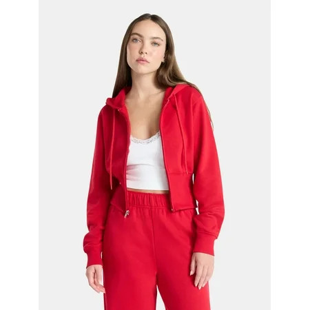 No Boundaries Fleece Zip Hoodie Women s | Walmart (US)