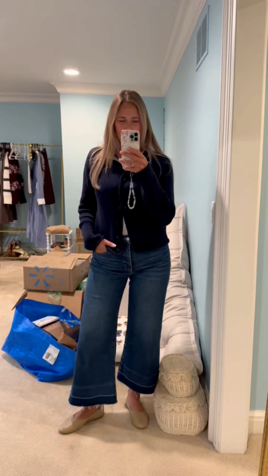 Hair day OOTD! Love this cardigan and my Risen jeans for a casual and comfy look. s

#LTKootd #LTKOver40 #LTKMidsize