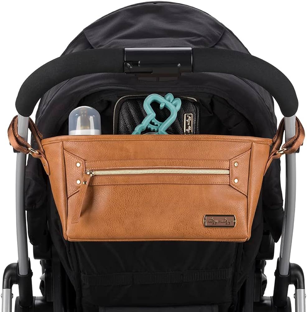 Itzy Ritzy Adjustable Stroller Caddy/Organizer - Stroller Organizer Bag Featuring Front Zippered ... | Amazon (US)