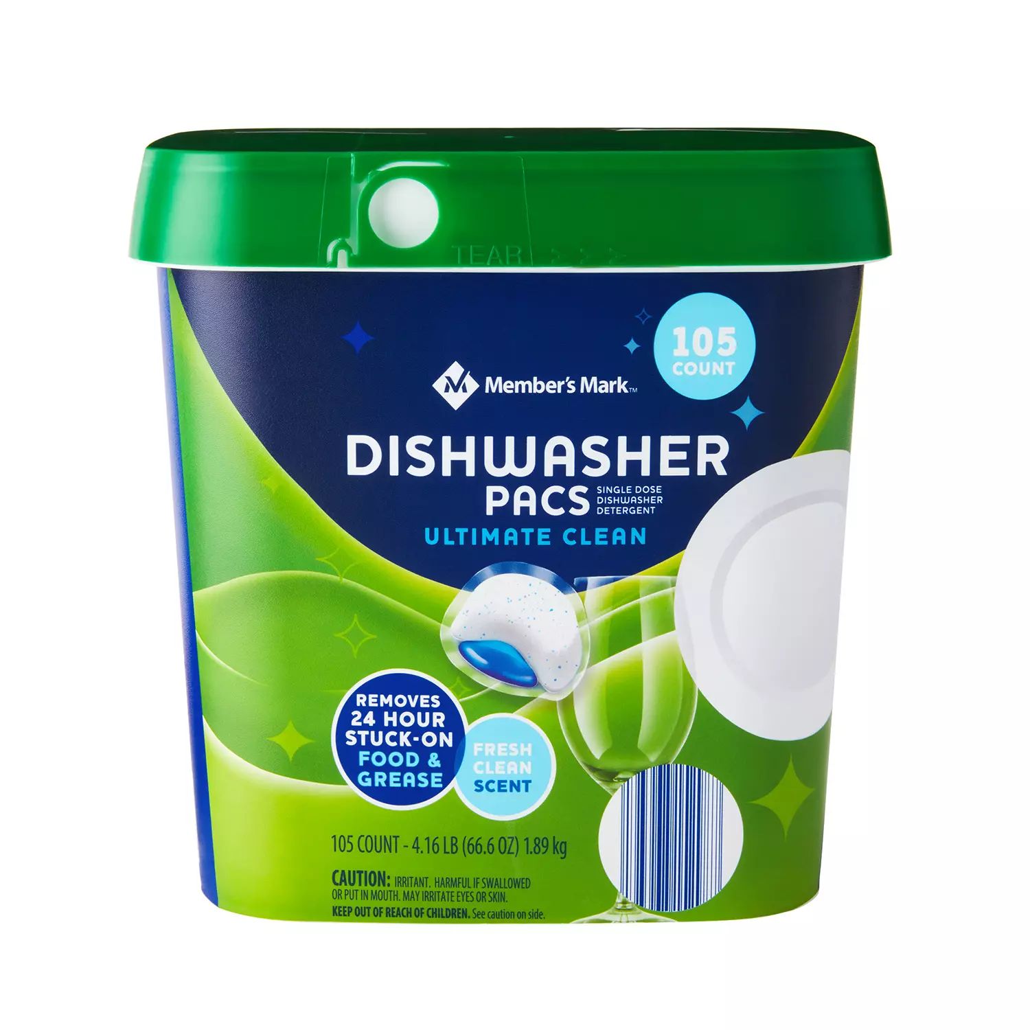 Member's Mark Ultimate Clean Automatic Dishwasher Pacs, Fresh Clean Scent (105 ct.) | Sam's Club
