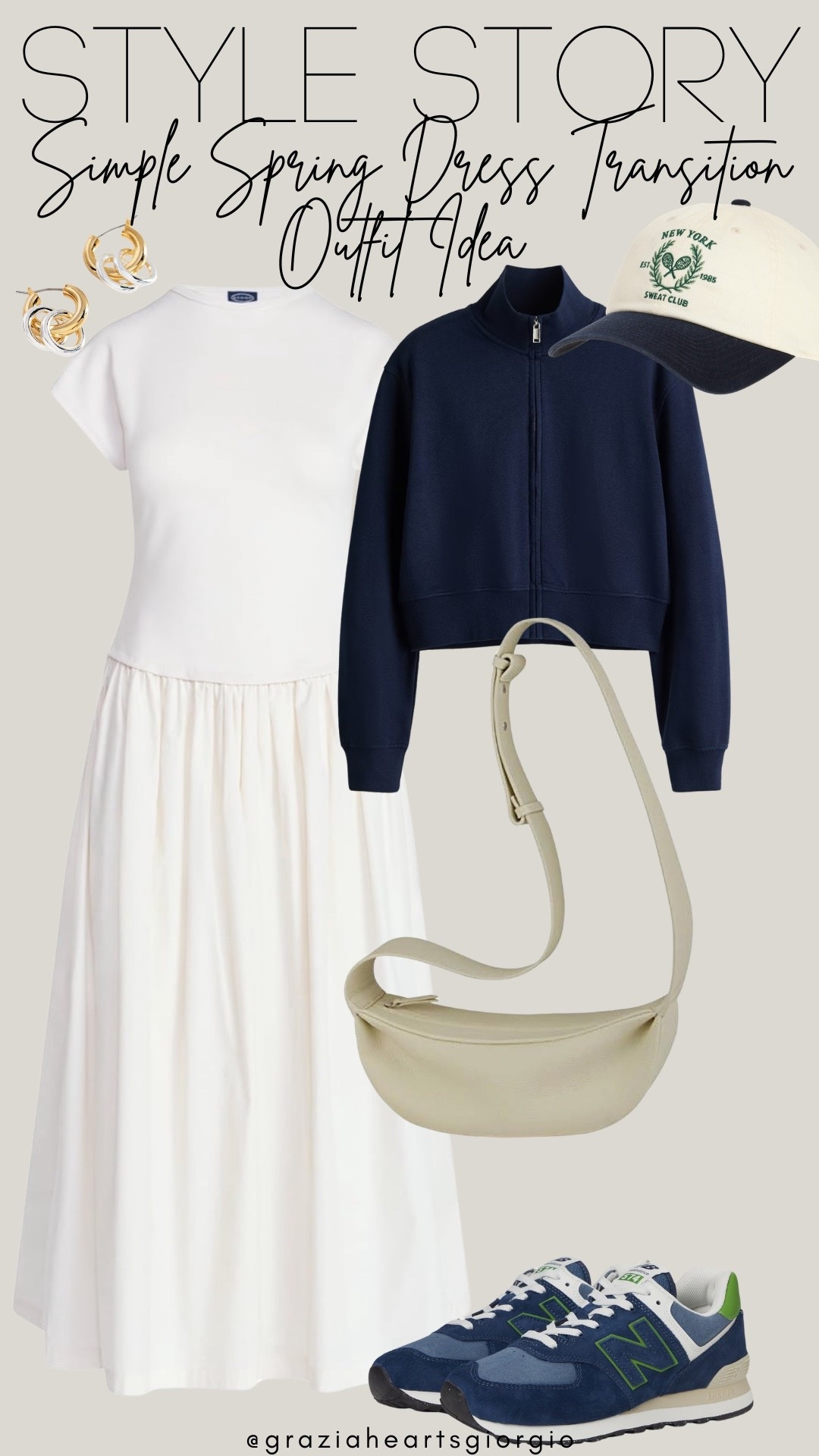 Simple Spring Dress Transition Outfit Idea 
.
.
#outfitidea 

#LTKgrwm #LTKSeasonal #LTKootd