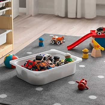 I-K-E-A 2x TROFAST Storage Box, White Container 16 ½x11 ¾x4 '' | Amazon (US)