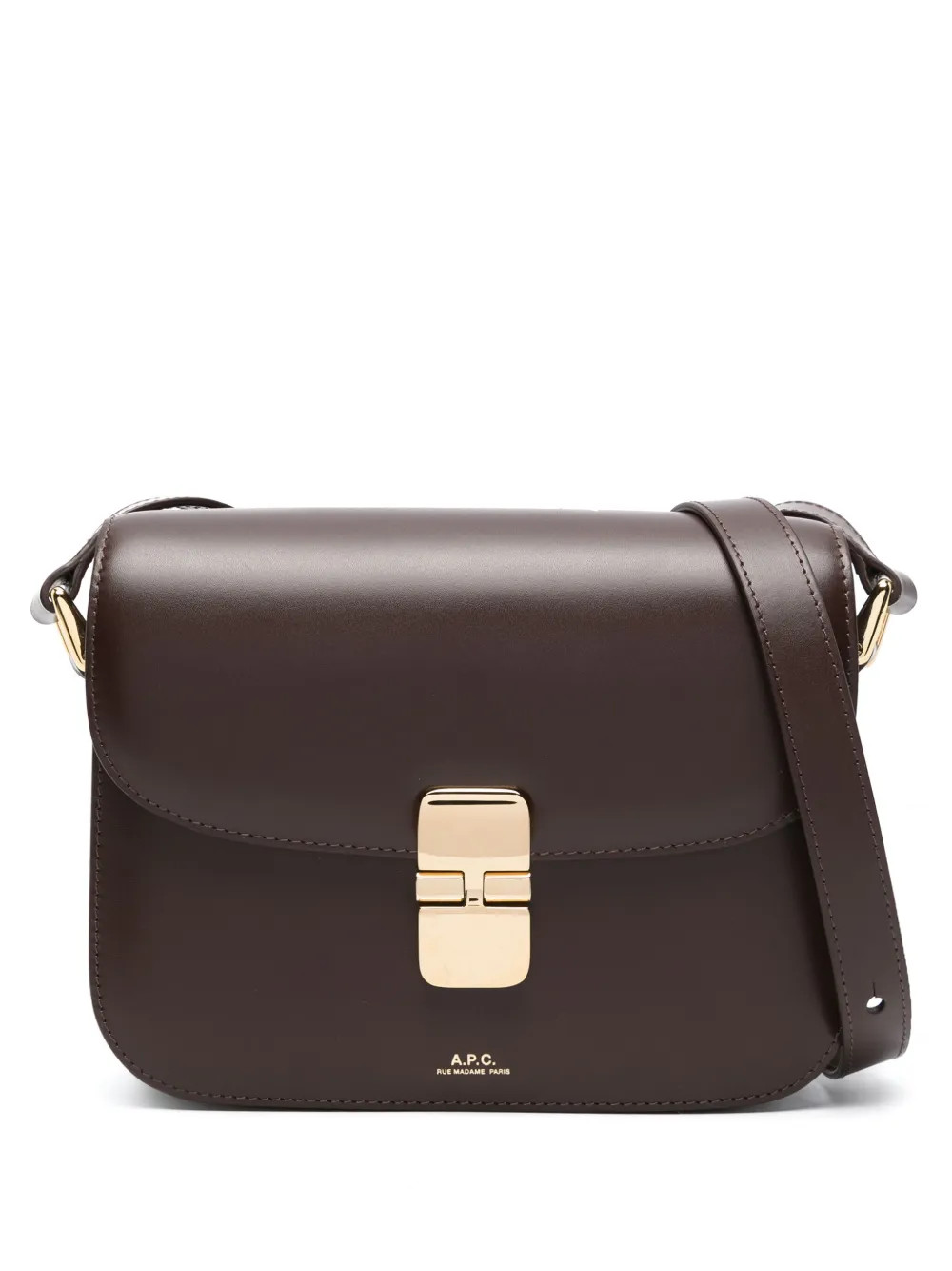 A.P.C. Small Grace Leather Crossbody Bag - Farfetch | Farfetch Global