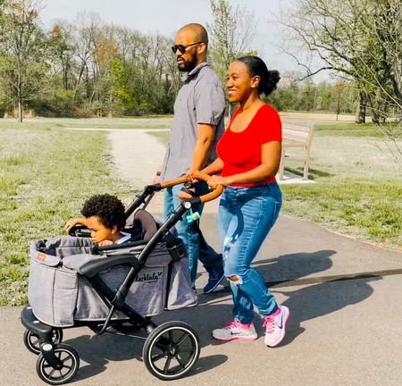 Travel easier this summer with this wagon.
Home up to 100 pounds for you and your child and since it converts to a double stroller if you don’t have a 2nd child, pets and your items can fit in there. 

#LTKTravel #LTKFamily #LTKKids