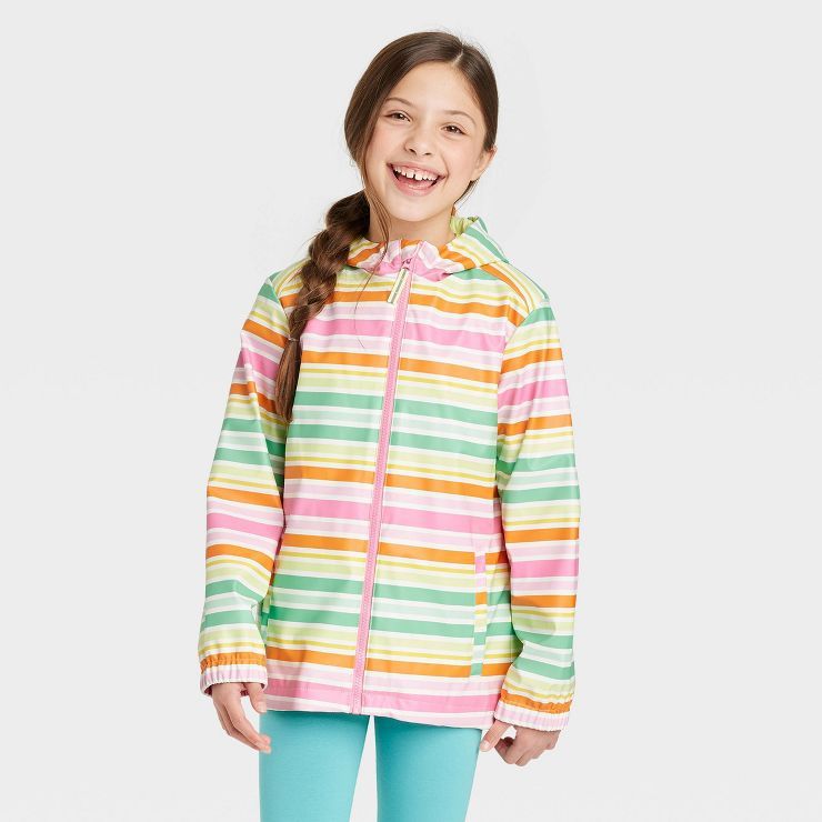 Kids' Long Sleeve Rubber Rain Jacket - Cat & Jack™ | Target