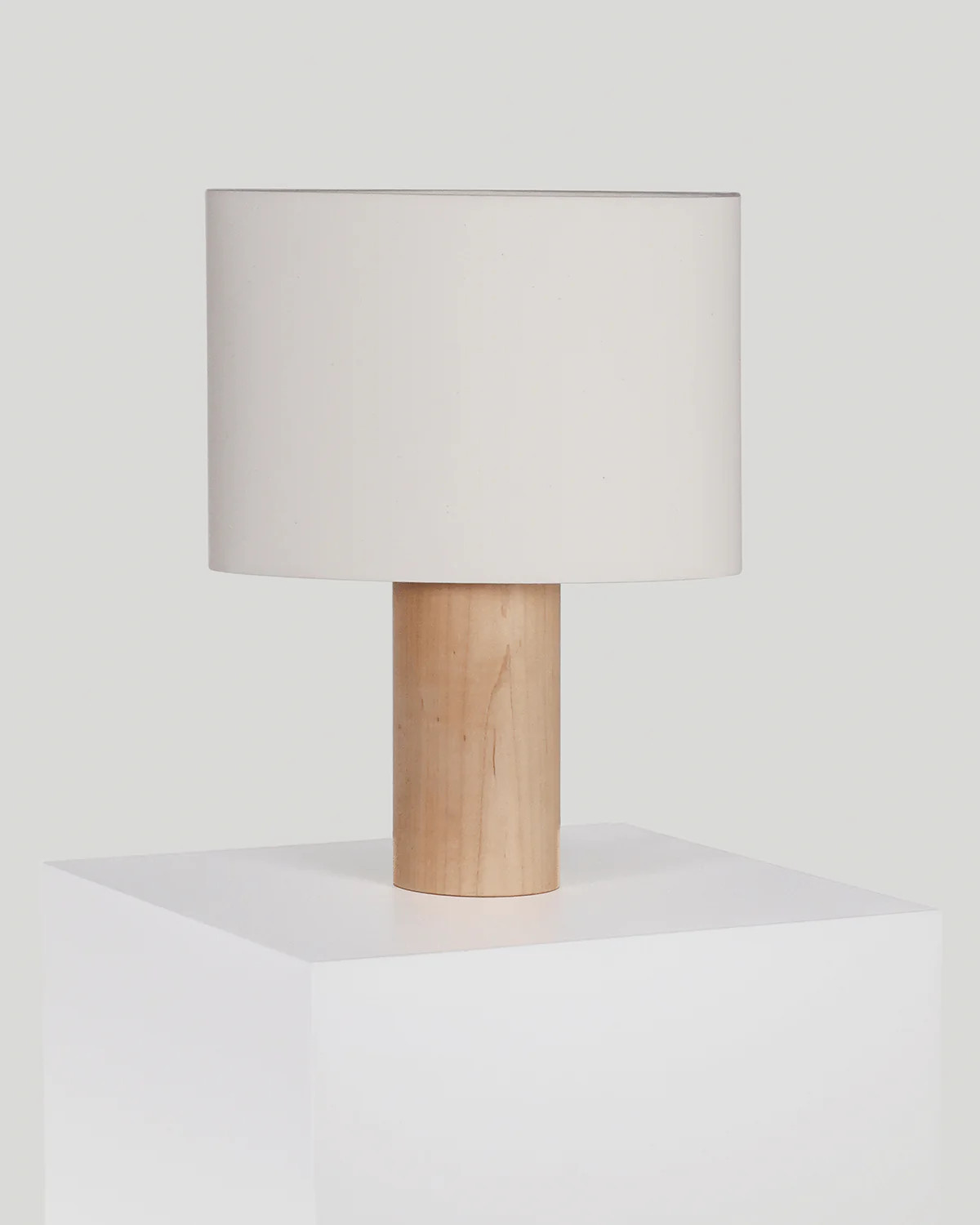 Mia Wooden Table Lamp | Unique Cotton Lampshade | Brightech | Brightech