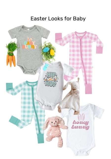Easter outfits for baby. Easter outfits for children. Kids easter outfits. Easter romper. Easter onesie. 


#LTKkids #LTKbaby #LTKSeasonal
