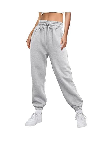 VINMEN Cinch Bottom Sweatpants for Women with Pockets | Amazon (US)