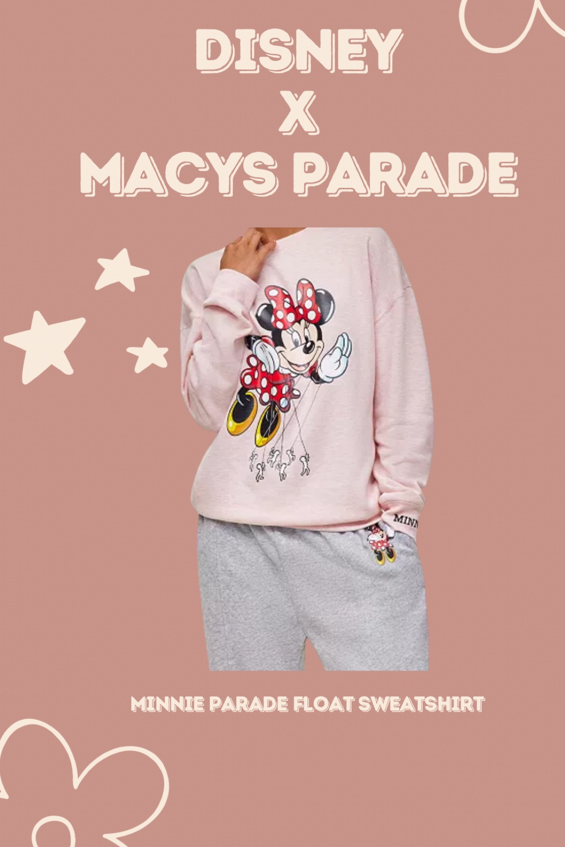 Minnie Mouse thanksgiving day parade float sweatshirt 