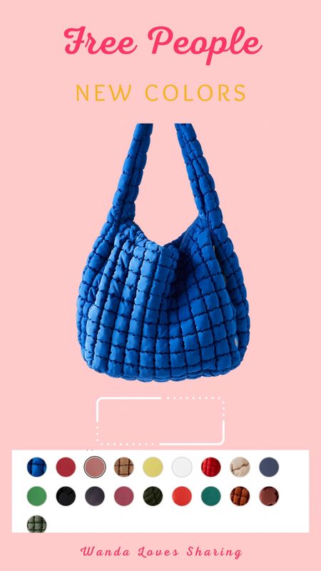 Free people quilted bags are the perfect summer bags, or workout gym bags  

#LTKOver40 #LTKFindsUnder100 #LTKSeasonal