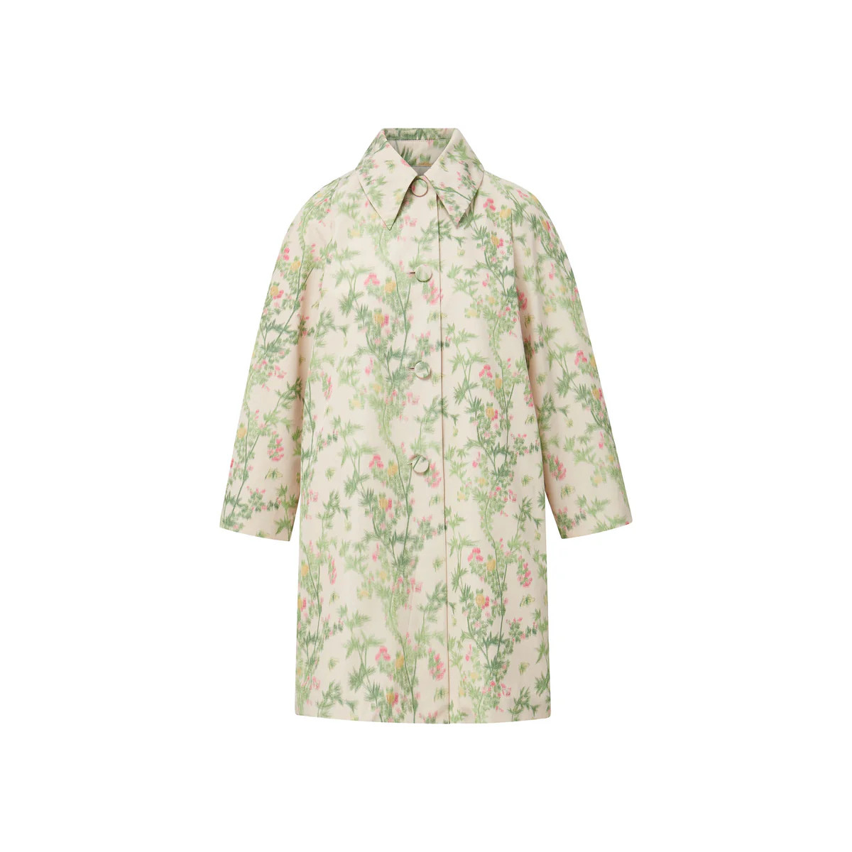 MAE x Scalamandré Goldie Coat in Jardin De Chine | Over The Moon