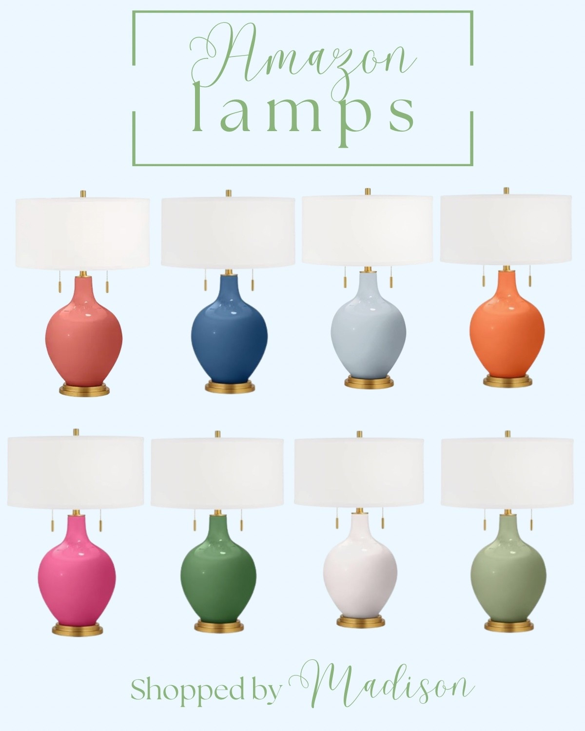 Amazon lamps 

#LTKSeasonal #LTKHome #LTKSaleAlert