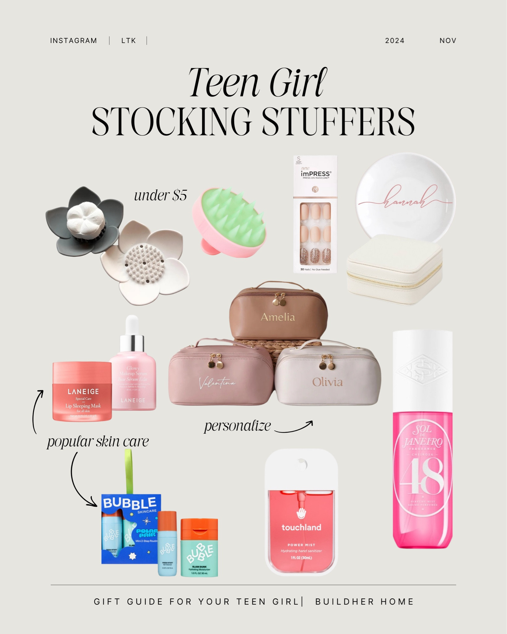 The perfect stocking stuffers for your teen! 

#LTKFamily #LTKHoliday #LTKKids