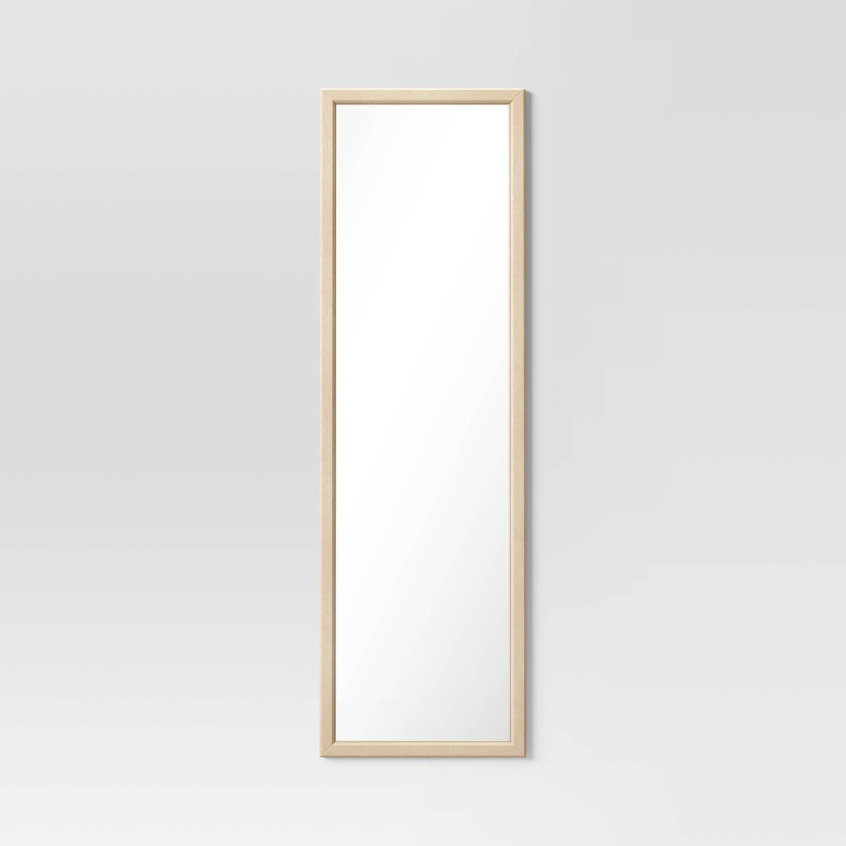 20" x 65" Framed Mirror Natural - Threshold™ | Target