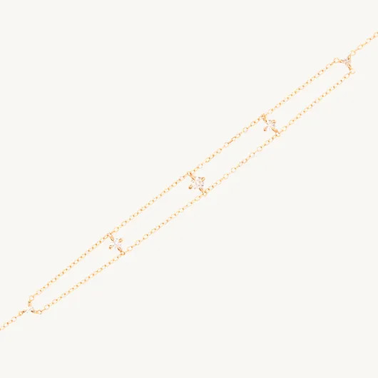 Evening Star Bracelet, Yellow Gold | Catbird