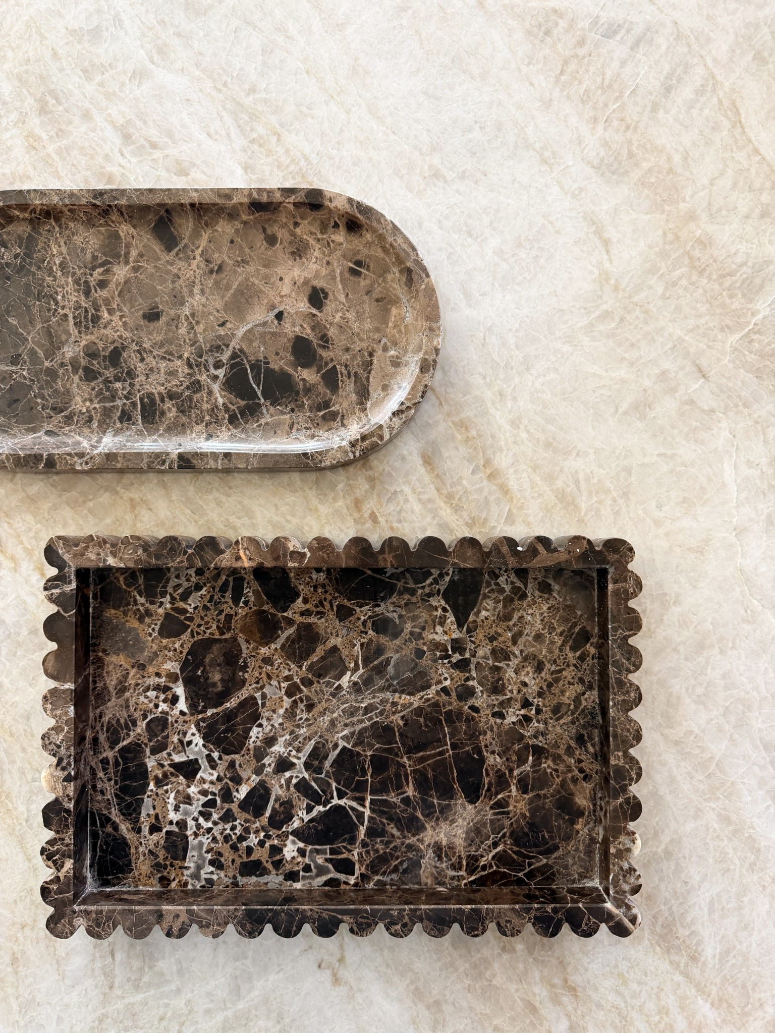 Loving these brown marble trays from Amazon 🤎🤌🏼

#LTKHome
