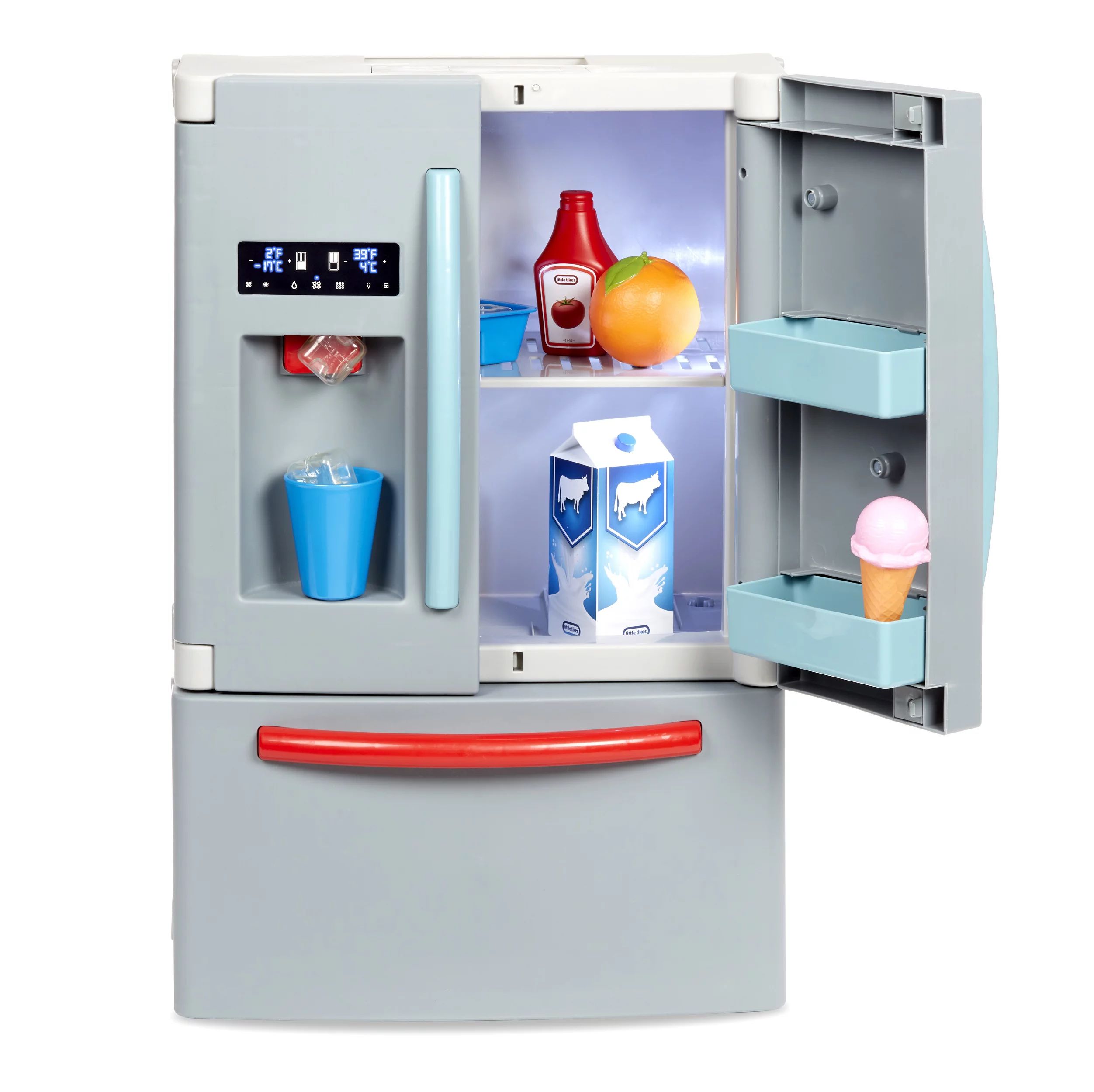 Little Tikes First Fridge Realistic Pretend Kitchen Appliance with Ice Dispenser | Walmart (US)