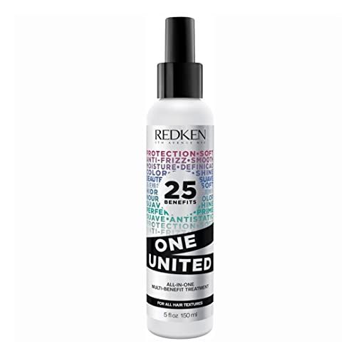 Redken One United All-In-One Leave In Conditioner | Multi-Benefit Treatment | Heat Protectant Spray  | Amazon (US)