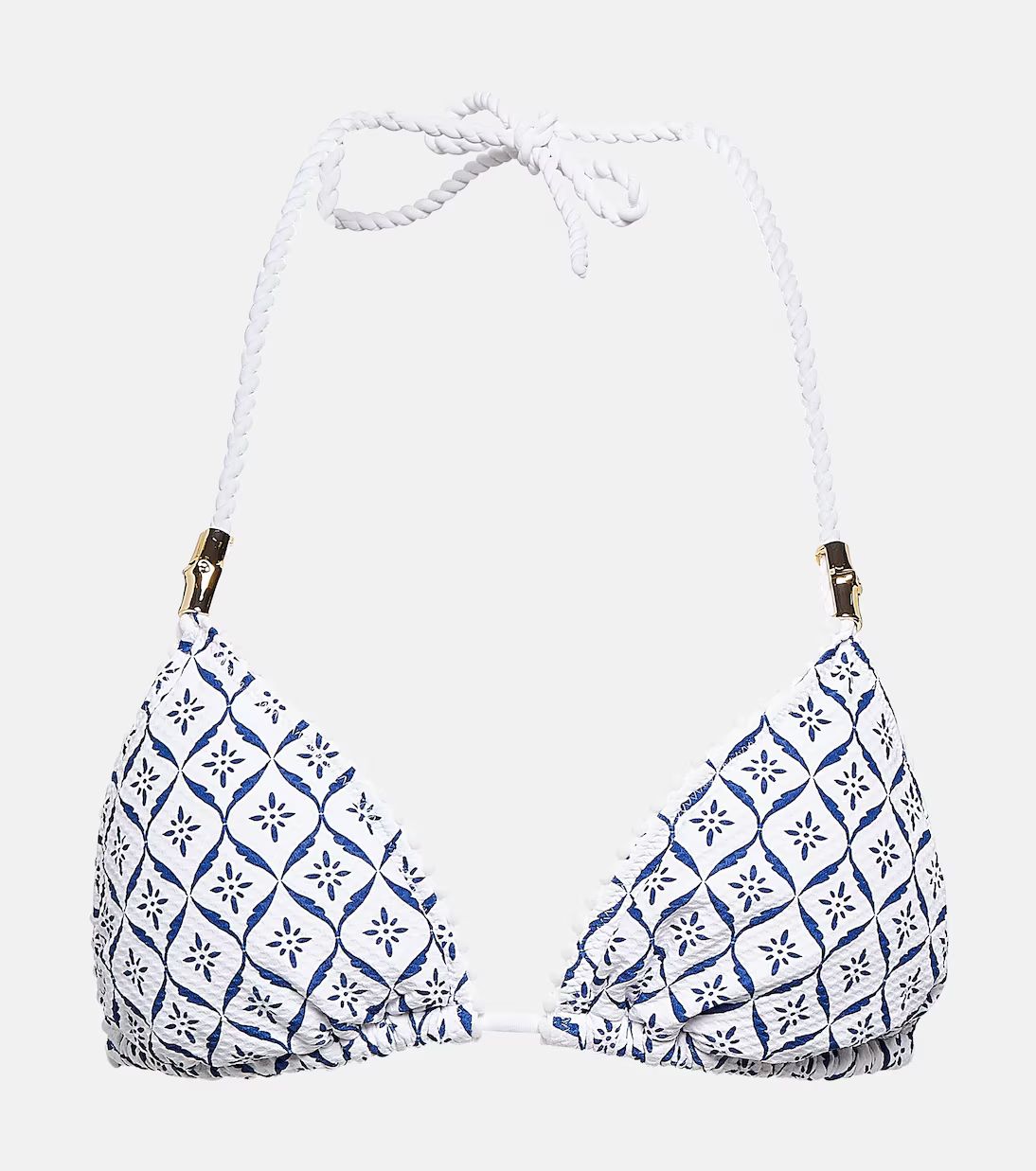 Printed triangle bikini top | Mytheresa (US/CA)