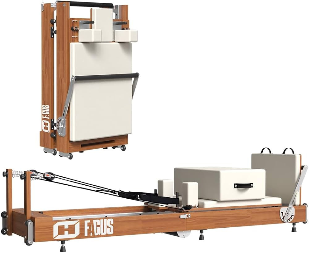 Foldable Pilates Reformer & Equipment - Pilates Reformer Workout Machine for Home Gym Yoga Streng... | Amazon (US)