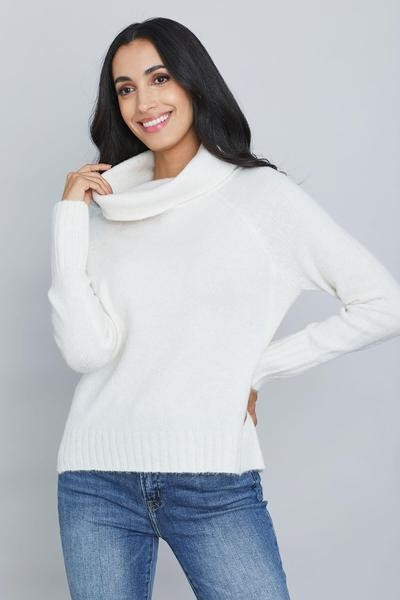 RD Style Cowlneck Solid Sweater | Social Threads